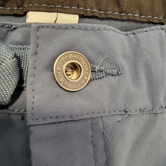 Prana Blue Cropped Pants Size Small EUC - Picture 8 of 14